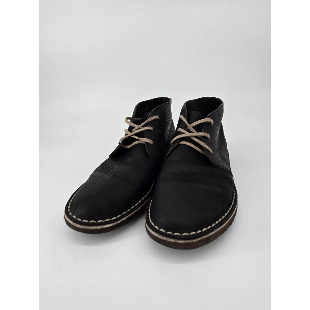 Seavees Three Eye Pebbled Leather Chukka Black Boot Dress Shoe Mens Sz 13 - Picture 12 of 12